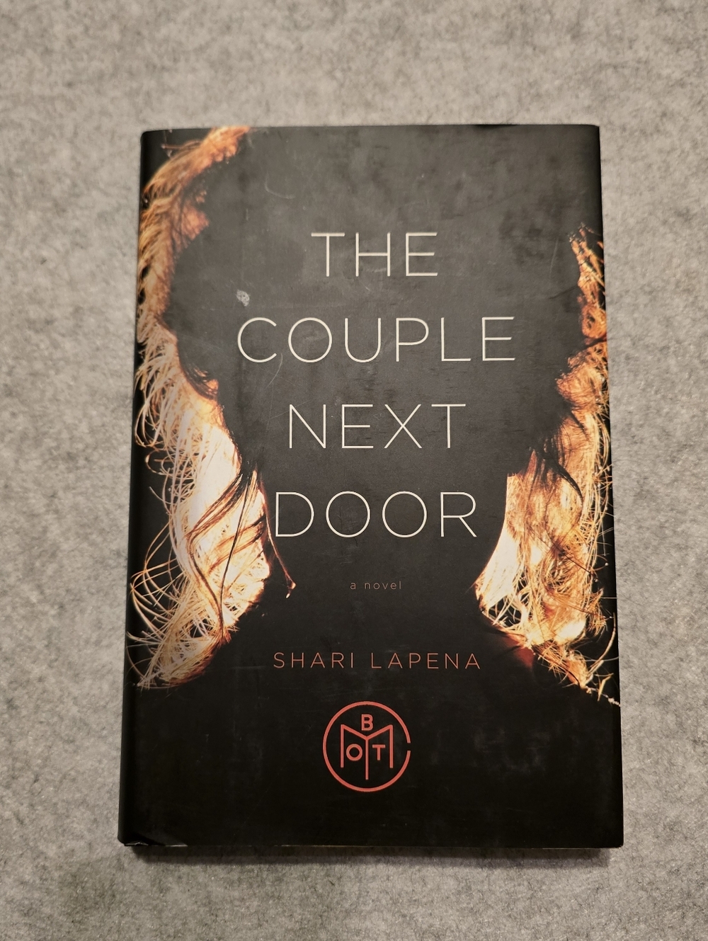 BOTM The Couple Next Door By Sharon Lapena Hardcover Book